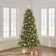7.5 ft. Pre-Lit Braxton Color-Changing Christmas Tree | $80 | Home Depot